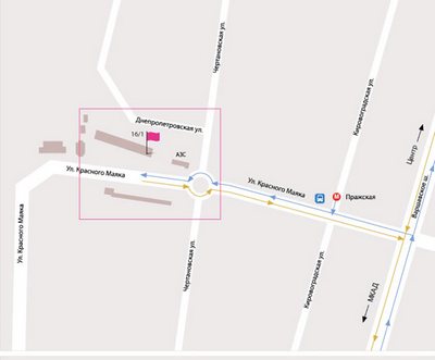 Схема проезда